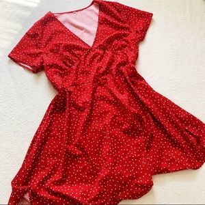 Red Flare Dress